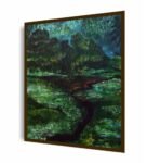 Framed Canvas Abstract Painting (20X30 Inches)