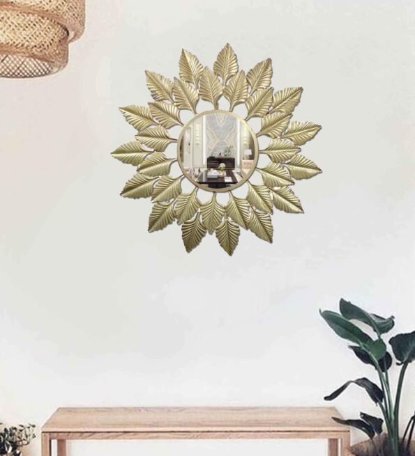 Gold Iron Imperial Decorative Mirror