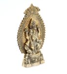 Gold Metal Lakshmi Seated On Owl