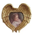 Gold Metal Wings Design Premium Luxury Table Photo Frame