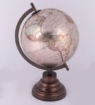 Gold Plastic Geographical Map Table Globe