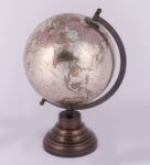 Gold Plastic Geographical Map Table Globe