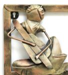 Imagination Wrought Iron Musician Wall Art In Gold