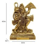 Golden Metal Lord Hanuman Idol