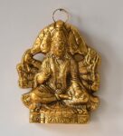 Golden Metal Lord Panchmukhi Hanuman Idol