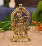 Golden Metal 9.5 Inches Lord Tirupati Balaji Statue