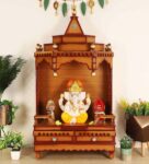 Brahma Sthana Medium Floor Rested Pooja Mandir Teak