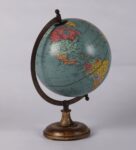 Green Plastic Ware Geographical Map Table Globe