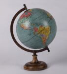 Green Plastic Ware Geographical Map Table Globe