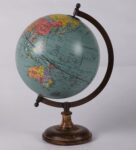 Green Plastic Ware Geographical Map Table Globe