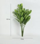 Green Polyester Artificial Calathea Plant