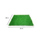 Green Polypropylene High Density 4 X 2 Feet Carpet (25 Mm) Artificial Grass