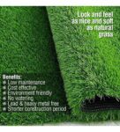 Green Polypropylene High Density 6 X 2 Feet Carpet (20 Mm) Artificial Grass