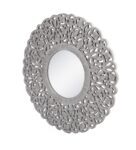 Grey Mango Wood Visual Decorative Mirror