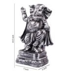 Grey Polyresin Premium Ganesha Figurine