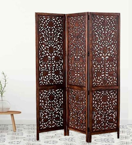 Handcarved Mdf Branco Room Divider Seprator