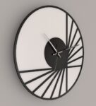 Play Handcrafted Black MDF Wall Clock