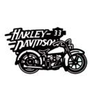 Iron Black Harley Davidson Wall Art