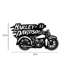 Iron Black Harley Davidson Wall Art