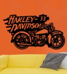 Iron Black Harley Davidson Wall Art