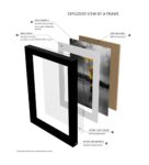 Black Synthetic Wood Mia Indivisual (Set Of 12)) Wall Hanging Collage Photo Frames