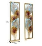 Medieval Iron Floral Metal Wall Art Set of 2