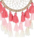 Jute Pink Ombre Tassels Dream Catcher