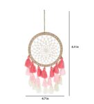 Jute Pink Ombre Tassels Dream Catcher