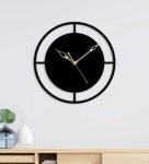 Multicolour Metal Lovely Round Modern Wall Clock