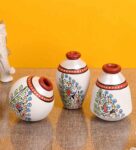 Madhubani Miniatures Alpa (Set Of 3) Table Vase