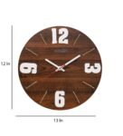 MDF Bold Numbers Designer Wall Clock