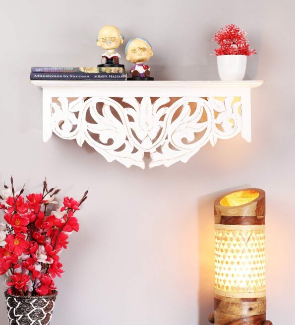 MDF Wall Shelf In White