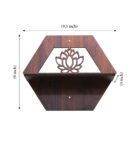 MDF Wood (Set of 4) Floating Wall Shelve