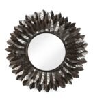 Silver Metal French Decorative Mirror