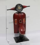 Metal Vespa In Multicolour Table Clock