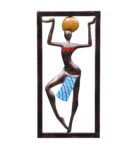 Creations Wrought Iron Framed Dancing Doll Wall Art In Multicolor