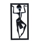 Creations Wrought Iron Framed Dancing Doll Wall Art In Multicolor