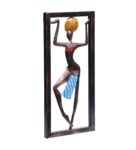 Creations Wrought Iron Framed Dancing Doll Wall Art In Multicolor