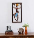 Creations Wrought Iron Framed Dancing Doll Wall Art In Multicolor