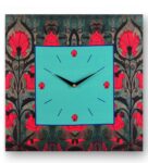 MDF Framed Wall Clock with 2 Wooden Panel