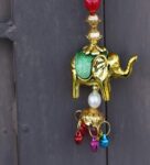 Multicolour Plastic Elephant and Bells Toran