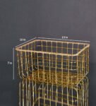 Multipurpose Iron Maestro Storing Basket Desk Organizer