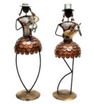 Iron Musician Showpiece Set of 2