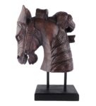 Polyresin Brown Shui Horse Figurine