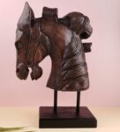 Polyresin Brown Shui Horse Figurine