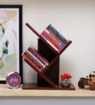 Sheesham Wood Floating In Provincial Teak Finish Magazine Rack