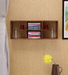 Sheesham Wood Book Shelf in Provincial Teak Finish