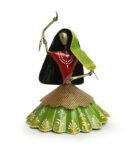 Iron Rajasthani Kalbeliya Dance Girl Figurine
