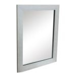Glass Rectangle Wall Mirror in Brown colour