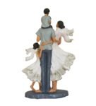 Romantic Couple With Kids Polyresin Figurine